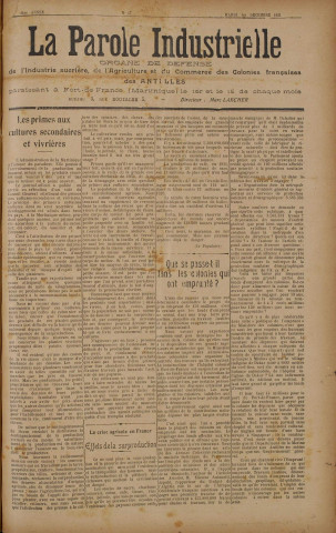 La Parole industrielle (n° 47)