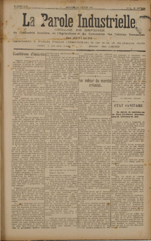 La Parole industrielle (n° 22/2)