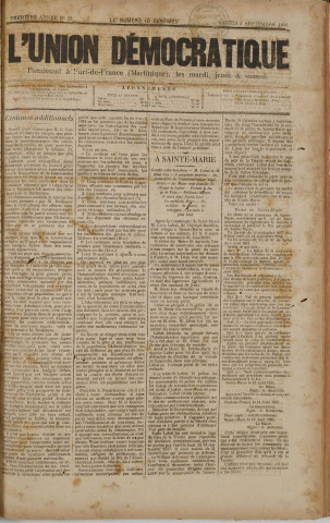 L'Union démocratique (n° 28)