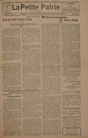 La Petite Patrie (n° 293)