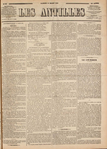 Les Antilles (1888, n° 20)