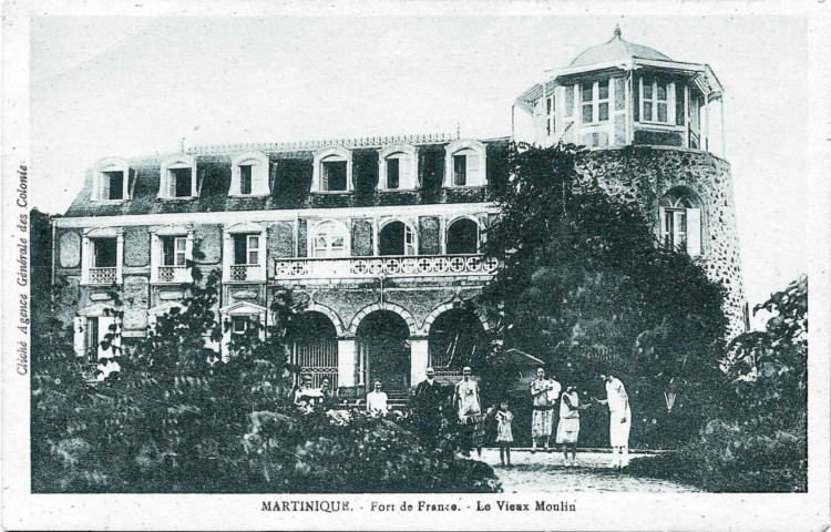 Martinique. Fort-de-France. Le vieux moulin