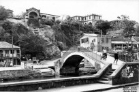 Martinique. Fort-de-France. Le pont et la fontaine Gueydon