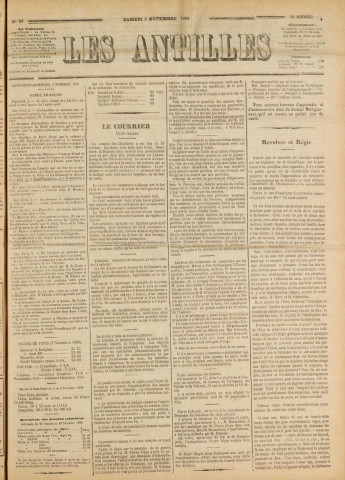 Les Antilles (1890, n° 87)