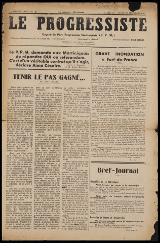Le Progressiste (n° 25)