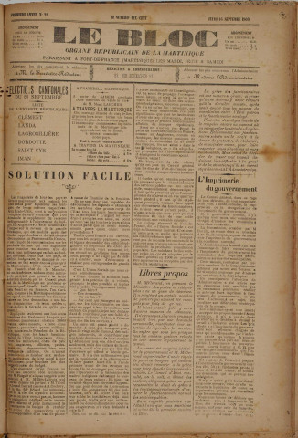 Le Bloc (n° 26)