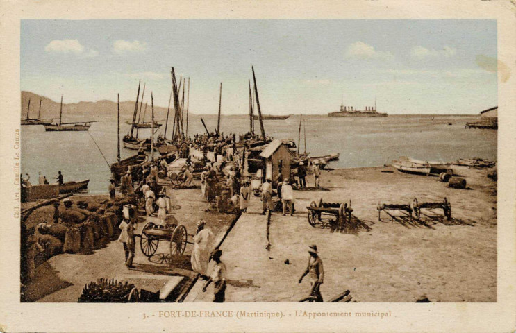 Fort-de-France (Martinique). L'appontement municipal