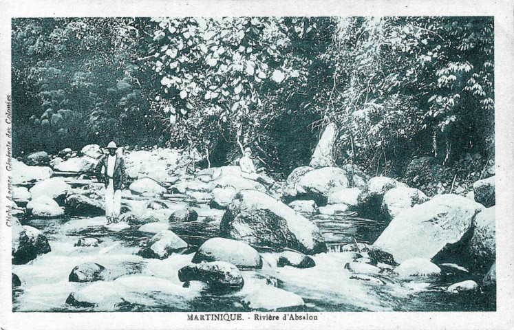 Martinique. Rivière d'Absalon