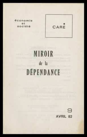 N°9 - Miroir de la dépendance