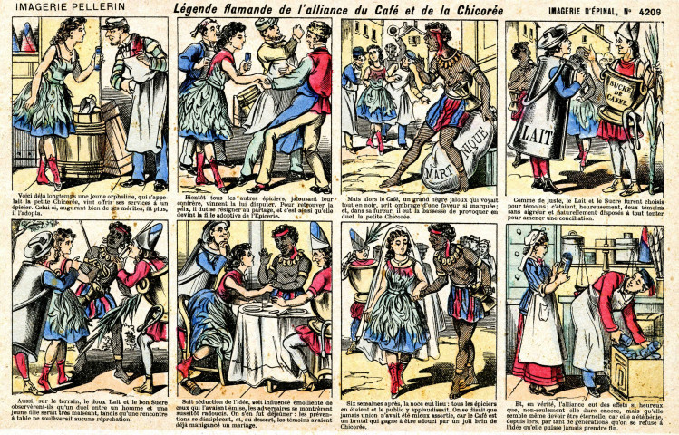 Légende flamande de l'alliance du Café et de la Chicorée