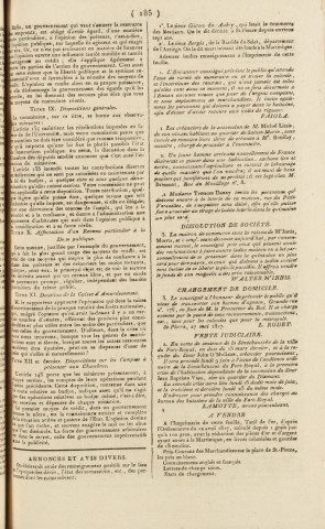 Gazette de la Martinique (1817, n° 46)
