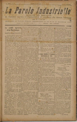 La Parole industrielle (n° 18)