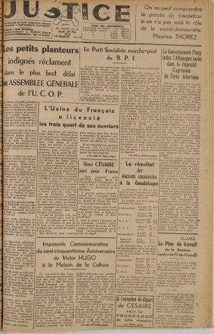 Justice (1952, n° 22)