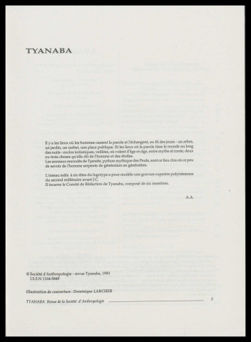 N°3 - Harmonie ou désordre