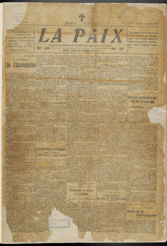 La Paix (n° 1516)