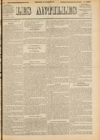 Les Antilles (1887, n° 61)