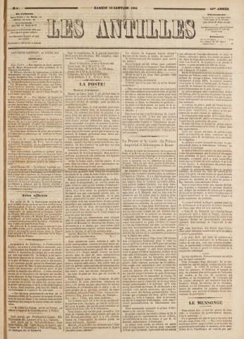 Les Antilles (1884, n° 4)