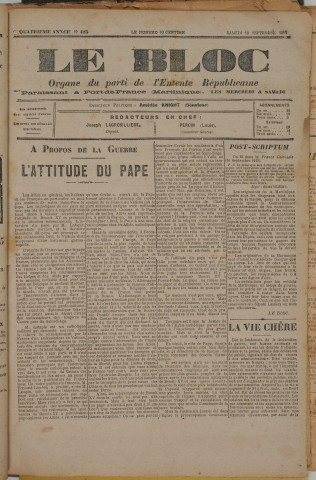 Le Bloc (n° 425)