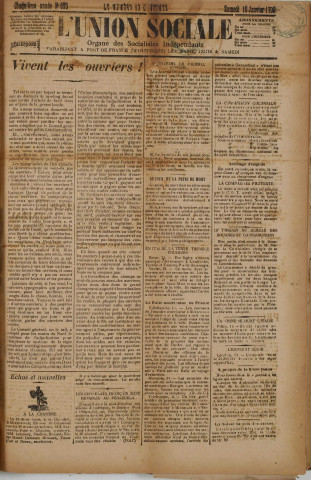 L'Union sociale (n° 553)