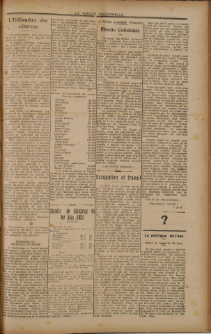 La Parole industrielle (n° 33)