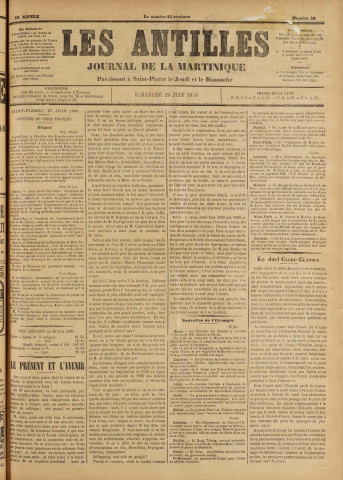 Les Antilles (1896, n° 49)