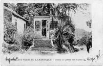 Saint-Pierre de la Martinique. Entrée du jardin des plantes