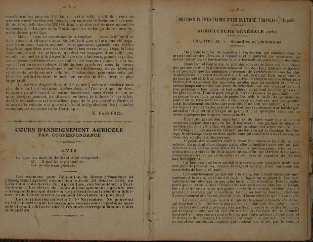 Bulletin agricole de la Martinique (1919, n° 7)