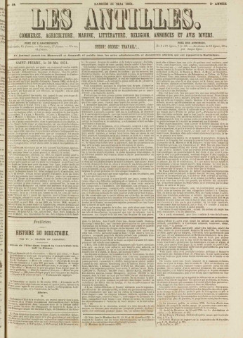 Les Antilles (1851, n° 44)