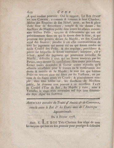 Code des prises : ou Recueil des édits, déclarations, lettres patentes... sur la course et l'administration des prises, depuis 1400 jusqu'à présent (tome II)