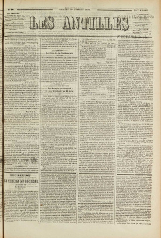 Les Antilles (1876, n° 60)