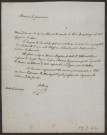 Lettre de Alexis-Jean-François Pothuau, habitant et ancien magistrat de Martinique, en faveur de Rosemond, homme de couleur