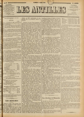 Les Antilles (1893, n° 43)