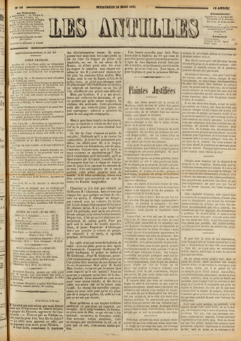 Les Antilles (1891, n° 39)