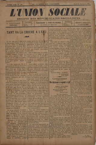 L'Union sociale (n° 266)