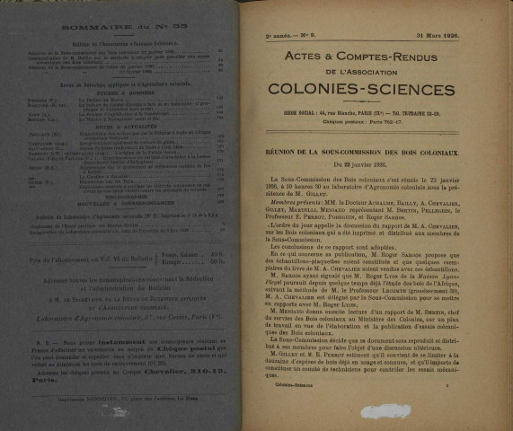 Revue de botanique appliquée et d'agriculture coloniale (n° 55)