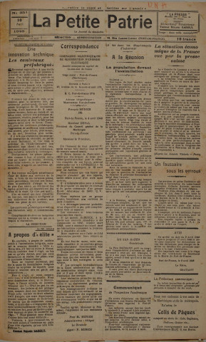 La Petite Patrie (n° 351)