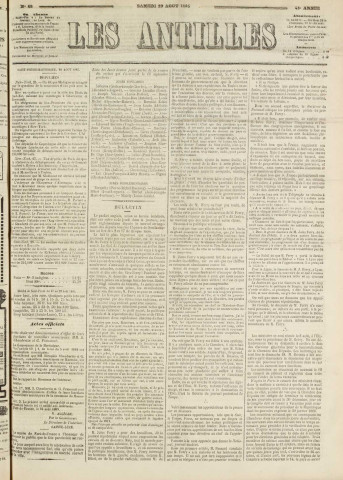 Les Antilles (1885, n° 68)