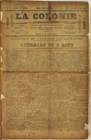 La Colonie (n° 290)