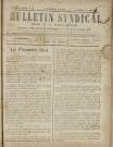 Bulletin syndical (n° 15)