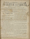 Bulletin syndical (n° 15)