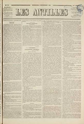 Les Antilles (1868, n° 69)