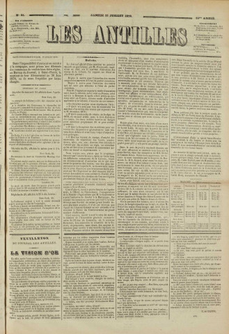 Les Antilles (1878, n° 60)
