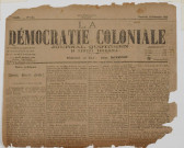 La Démocratie coloniale (n° 320)