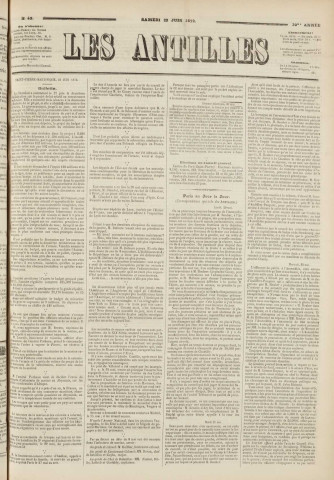 Les Antilles (1872, n° 49)