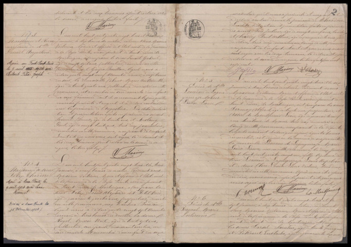 Naissances, mariages, décès, reconnaissances