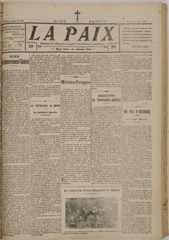 La Paix (n° 1186)