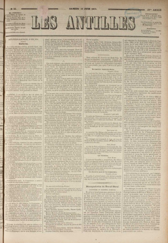 Les Antilles (1871, n° 44)
