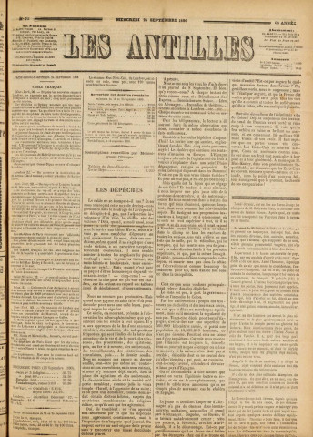 Les Antilles (1890, n° 75)