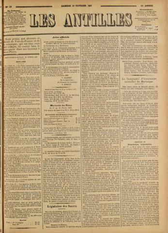 Les Antilles (1887, n° 15)