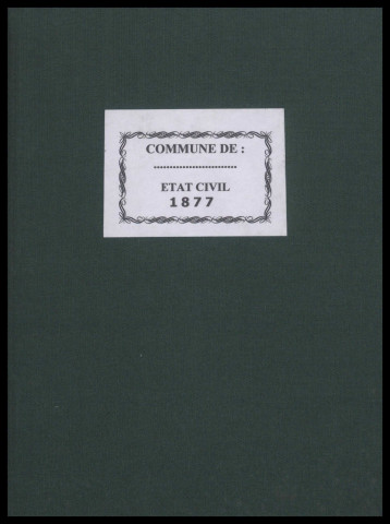 Naissances, mariages, décès, reconnaissances
